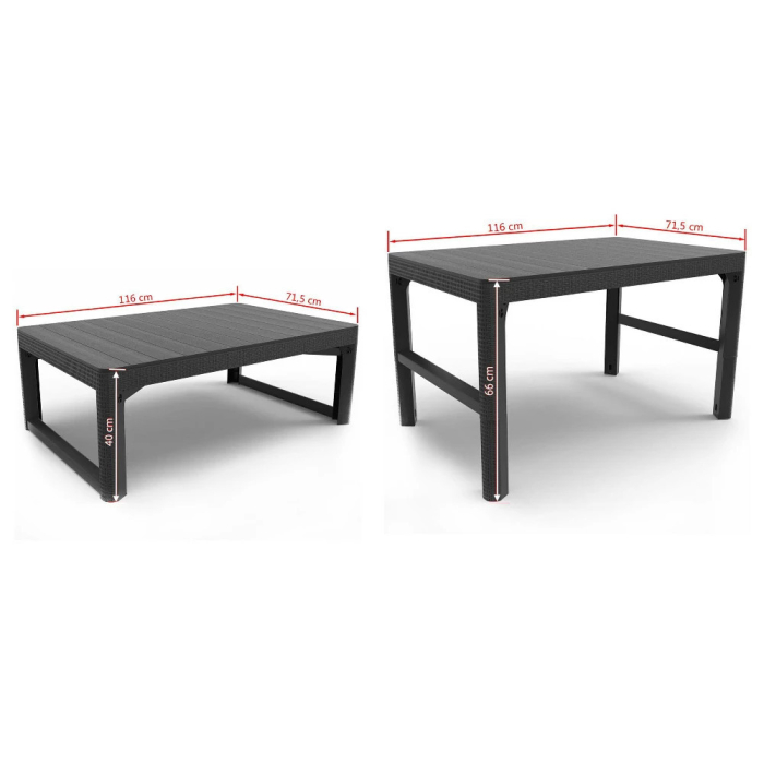 Curver Set de mobilier de grădină Julyon 4+1 [3]