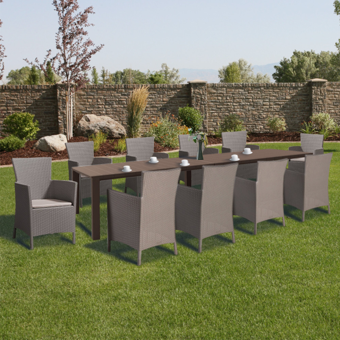 Curver Set de mobilier de grădină Juowa cu 10 locuri [2]