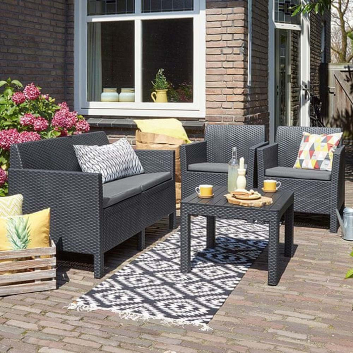 Curver Set de mobilier de grădină Orlando din 4 piese [4]