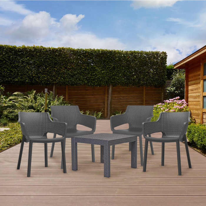 Curver Set de mobilier de grădină Roeva 4 în 1 [7]