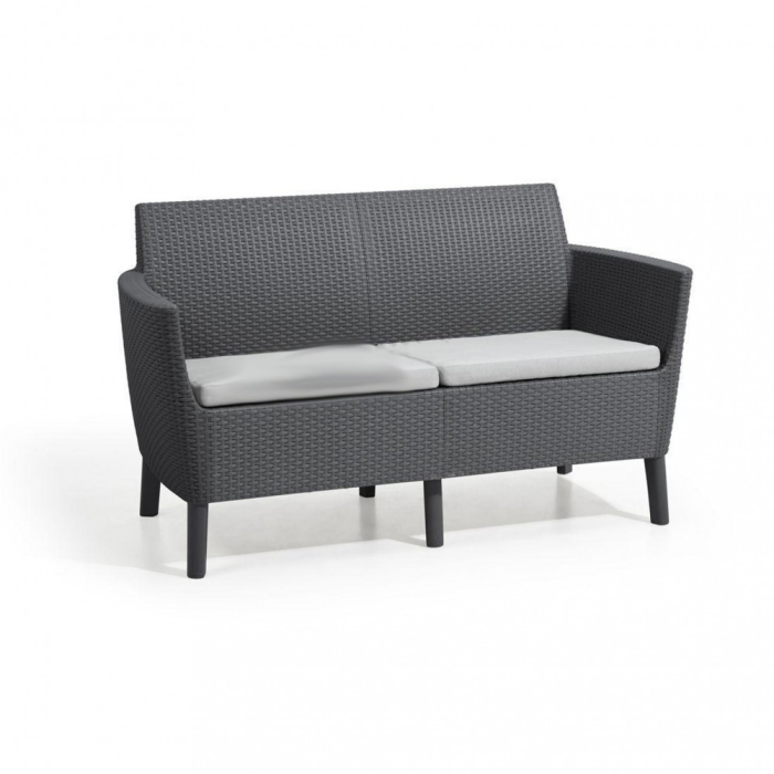 Curver Set de mobilier de grădină Salemo cu canapea cu două locuri, 2 fotolii, măsuță [3]