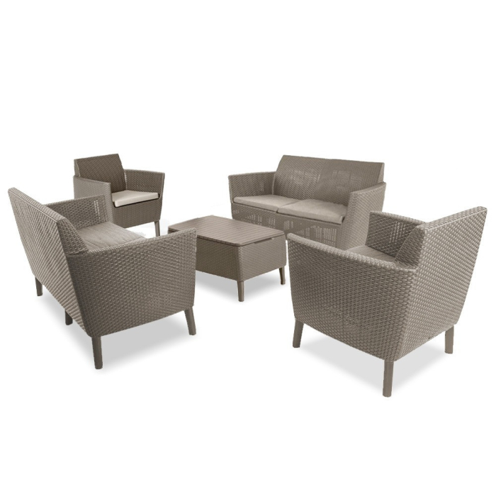 Curver Salemo Set mare de mobilier de grădină duo cappuccino [2]