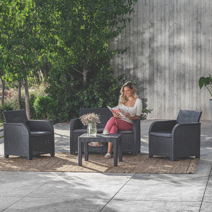 Curver Set de mobilier de grădină Sanremo cu masă Chicago [2]