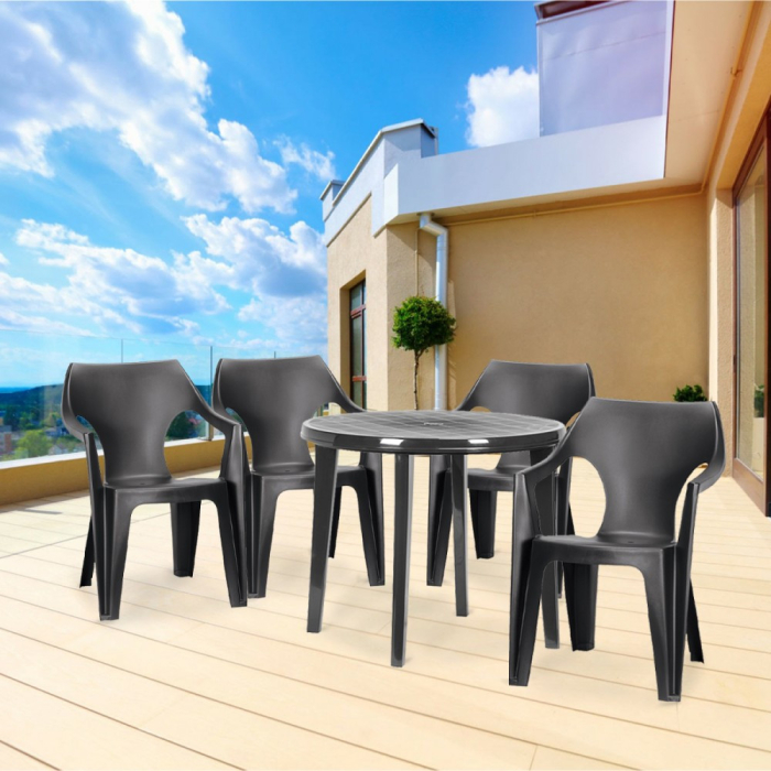 Curver Set mobilier de grădină 4 în 1 Lisante [4]