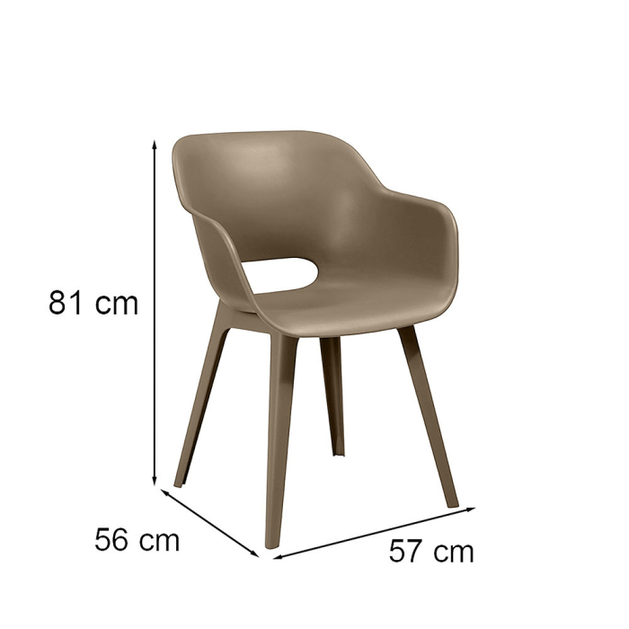 Curver Set mobilier de grădină Belur 6+1 cappuccino [3]
