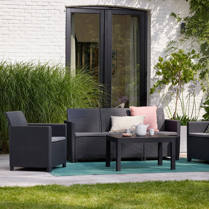 Curver Set mobilier de grădină Claire cu 5 locuri și masă Orlando [2]