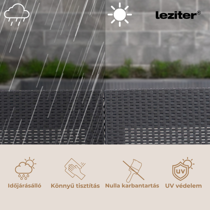 Curver Set mobilier de grădină Claire cu 5 locuri și masă Orlando [7]