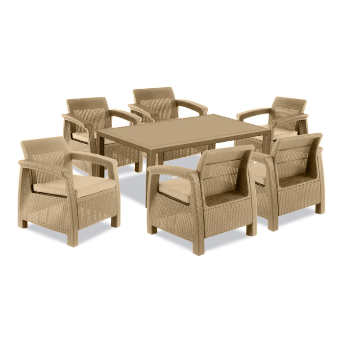 Curver Set mobilier de grădină Corfu Big Duo cu masă melodică [2]