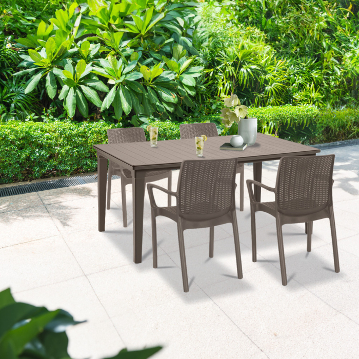 Curver Set mobilier de grădină Fubali 4 în 1 [2]