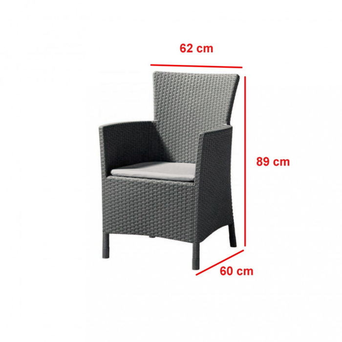Curver Set mobilier de grădină Futura 4 în 1 [2]