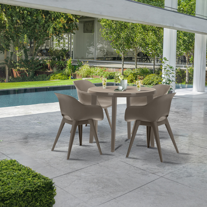 Curver Set mobilier de grădină Likola 4+1 cappuccino [2]