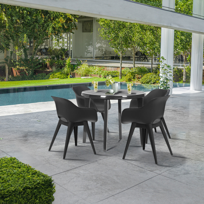 Curver Likola 4+1 set de mobilier de grădină grafit [2]