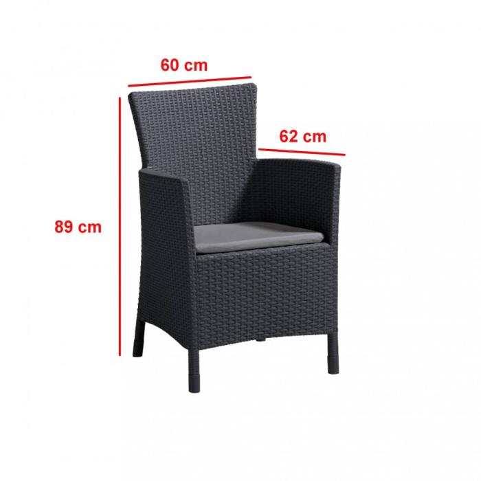 Curver Set mobilier de grădină Liowa 4 în 1 [4]