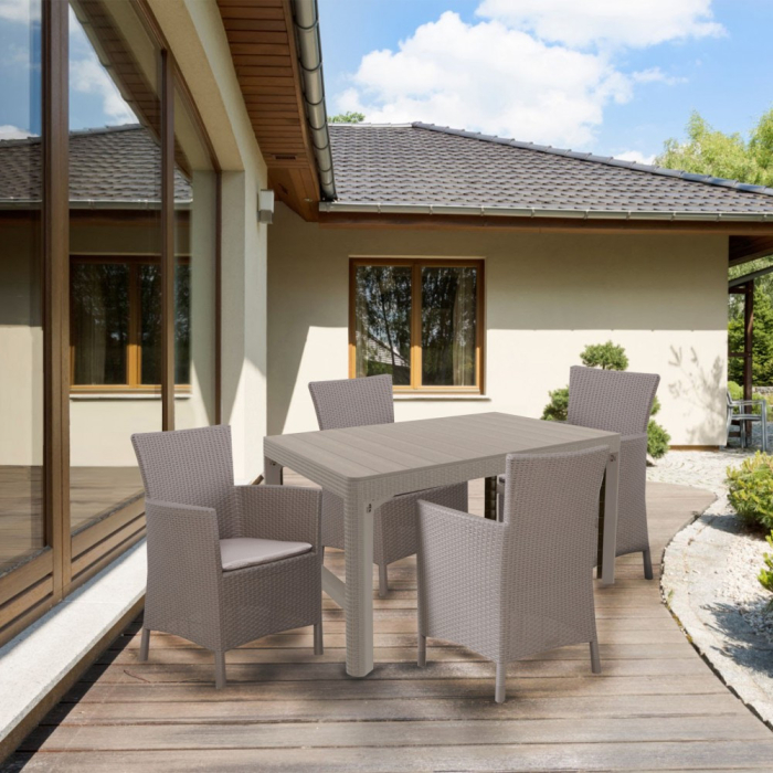 Curver Set mobilier de grădină Liowa 4 în 1 [2]