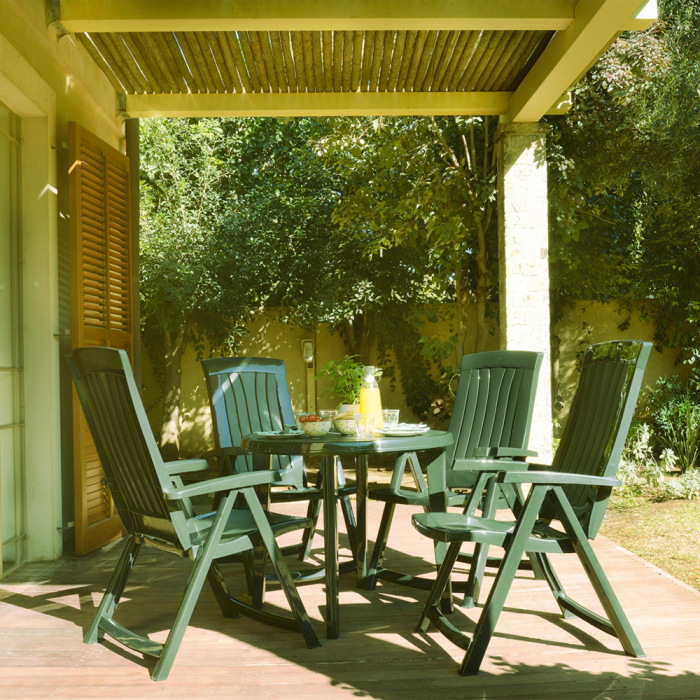 Curver Set mobilier de grădină Lisaro 4+1, verde [3]