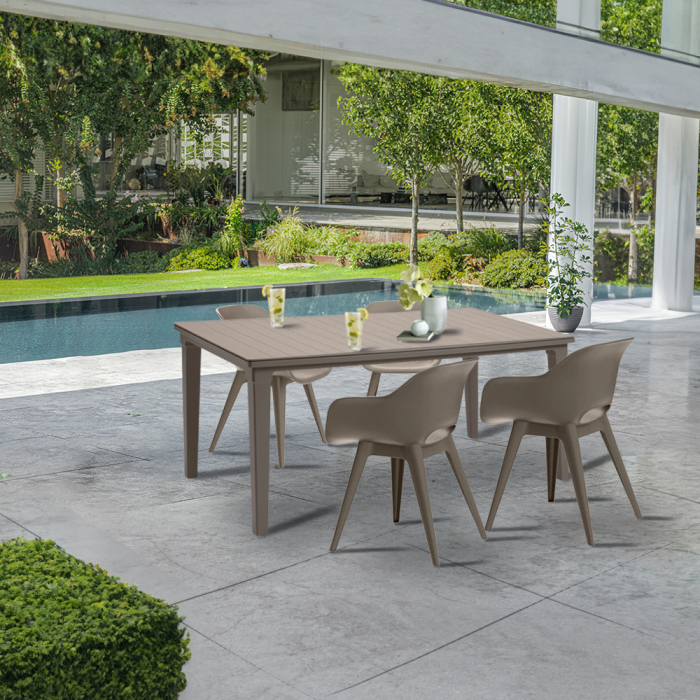 Curver Set mobilier de grădină Mariett 4+1 cappuccino [2]