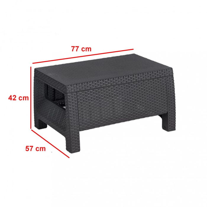 Curver Set mobilier de grădină pentru balcon Corowa [2]
