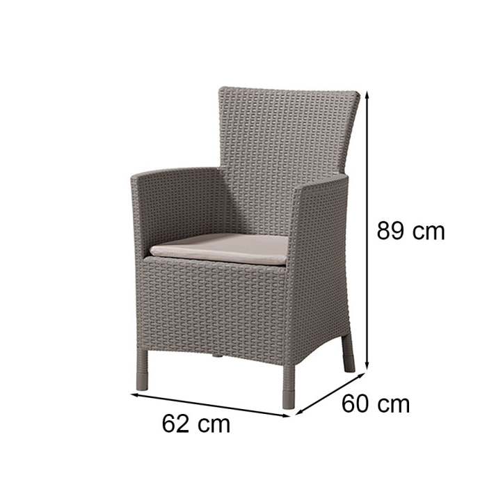 Curver Set mobilier de grădină pentru balcon Iowa II cu masă [4]