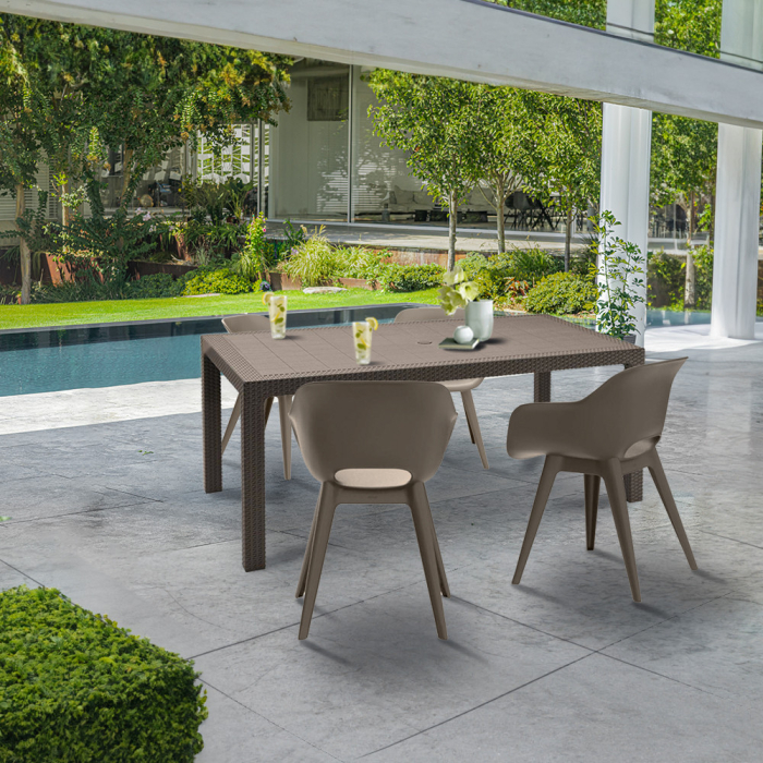 Curver Set de mobilier de grădină Romy 4+1 cappuccino [2]