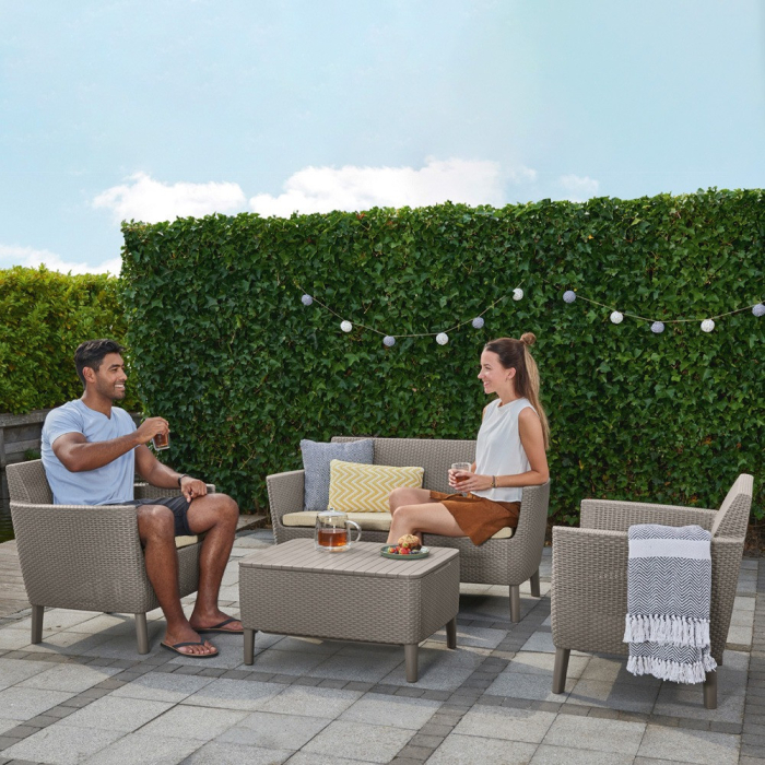 Curver Salemo Big duo set de mobilier de grădină cappuccino [2]