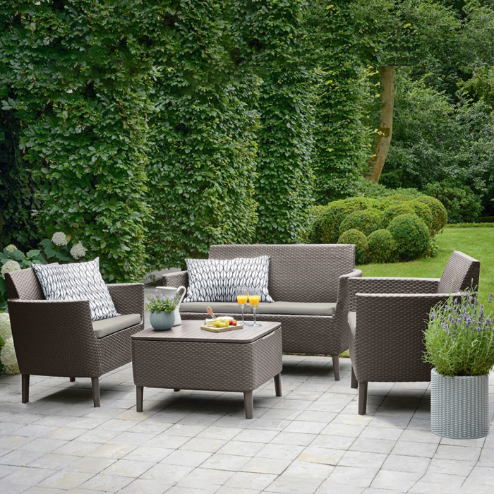 Curver Salemo Big duo set de mobilier de grădină cappuccino [3]