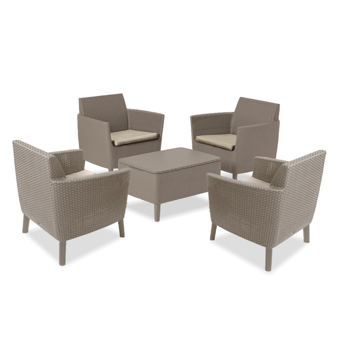 Curver Salemo duo set de mobilier de grădină cappuccino [2]