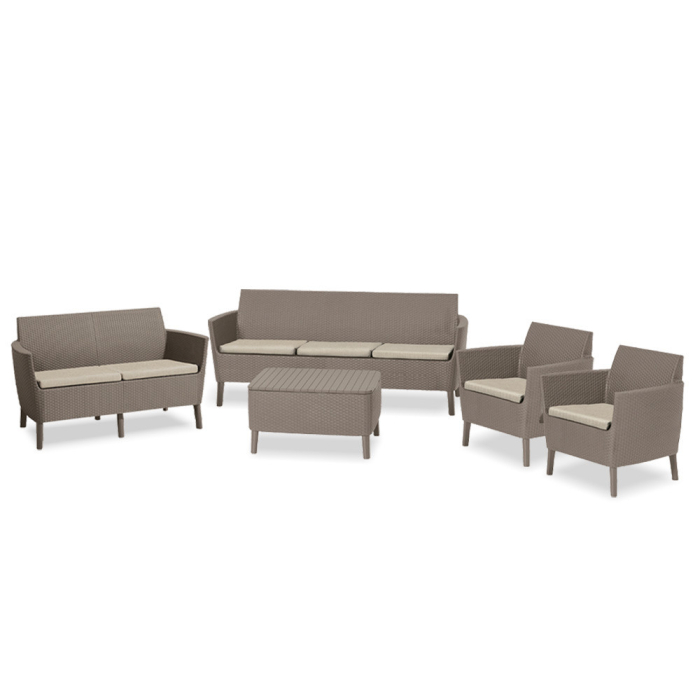 Curver Salemo Max duo set de mobilier de grădină cappuccino [2]