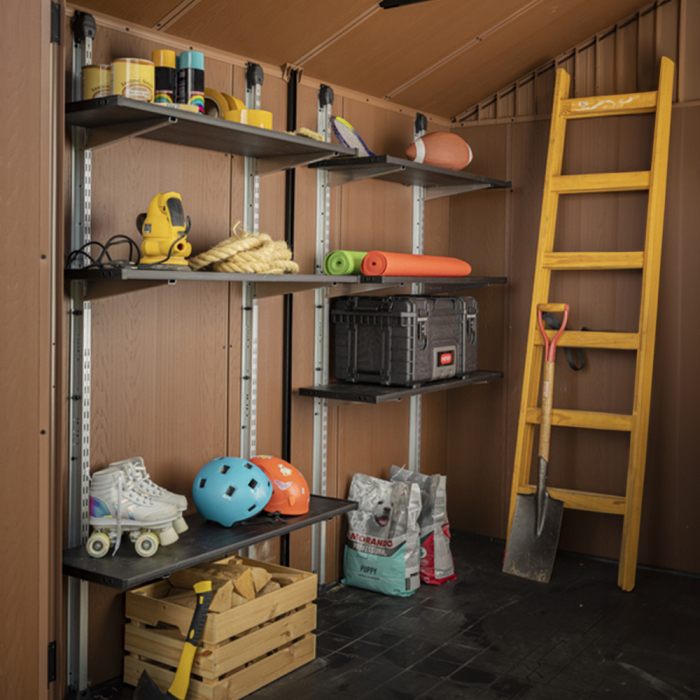 Curver Set rafturi metalice cu 3 rafturi 100 cm [2]