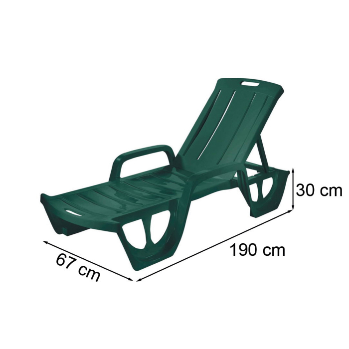 Curver Șezlong de grădină Florida [3]