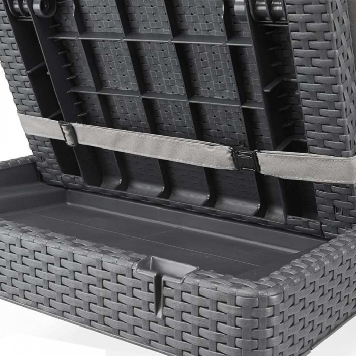 Curver Șezlong de grădină Jaipur cu pernă [5]