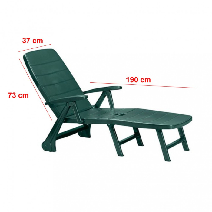 Curver Șezlong de grădină Roma [3]