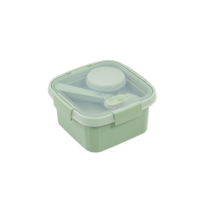 Curver To Go Lunch kit 4-in-1 cutie de prânz pătrată 1,1L [3]