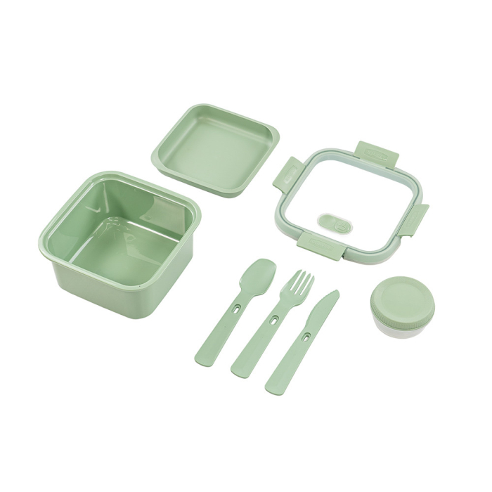 Curver To Go Lunch kit 4-in-1 cutie de prânz pătrată 1,1L [4]