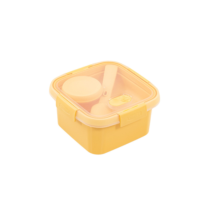 Curver To Go Lunch kit 4-in-1 cutie de prânz pătrată 1,1L [5]