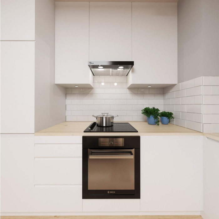 Focus Hotă de bucătărie încorporată MODO neagră 80 W [4]