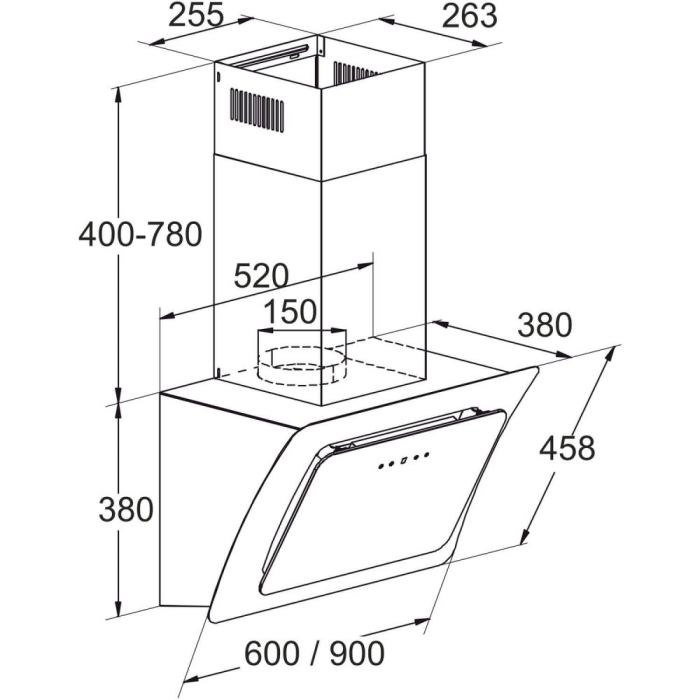 Focus Hota de bucatarie Sycylia 90 BL 78 W [3]