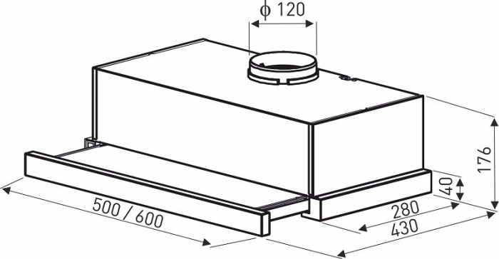 Focus Hotă de bucătărie Treviso [2]