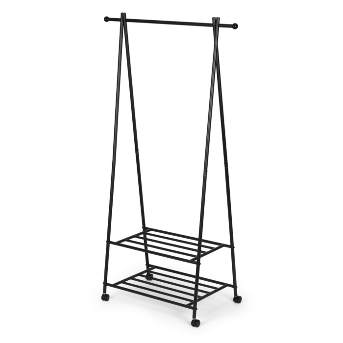 Homelux 2 rafturi cu suport pentru agățat haine și pantofi [4]