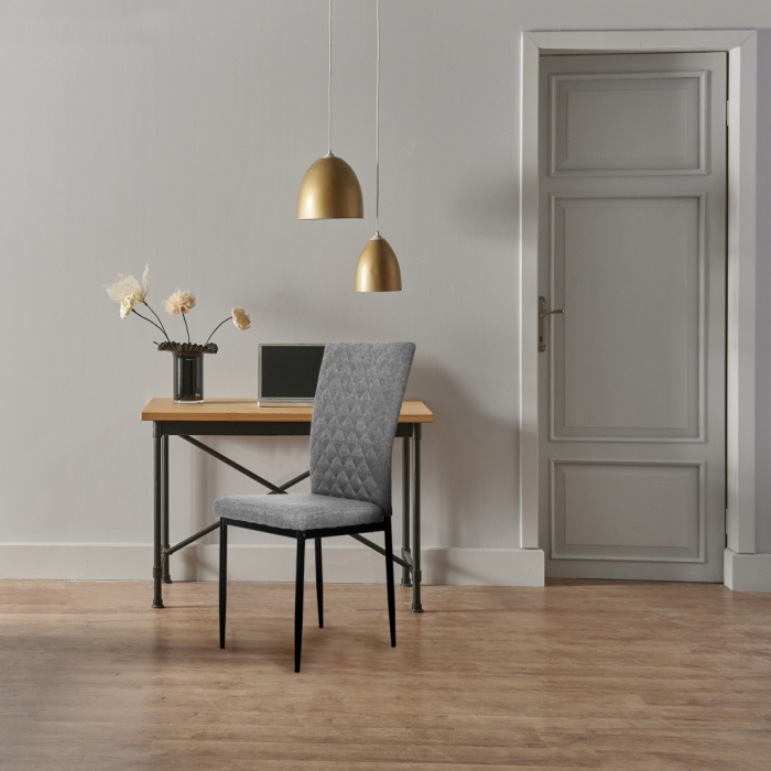 Homelux 4 scaune de luat masa gri gri [8]