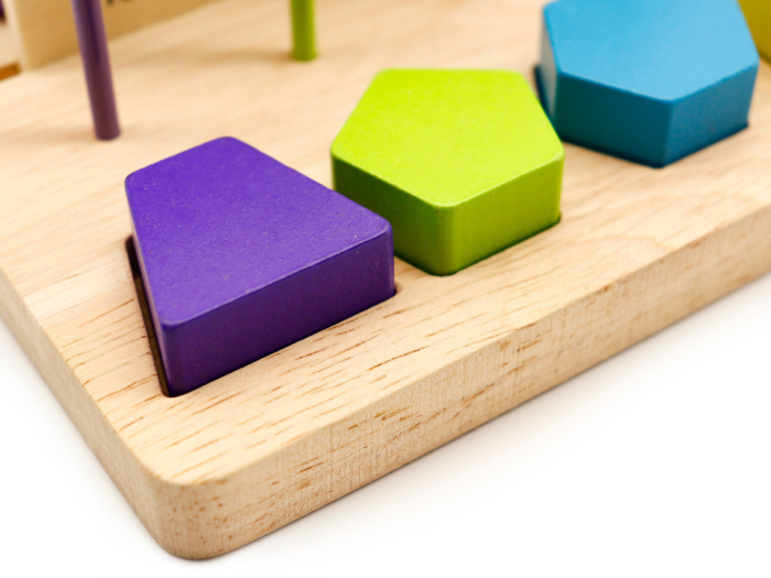 Homelux Abacus din lemn constructor de abilități de înmulțire [7]