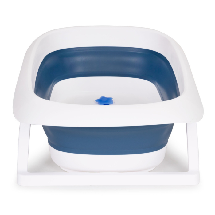 Homelux Baie pentru copii cu scurgere pliabilă albastru [4]