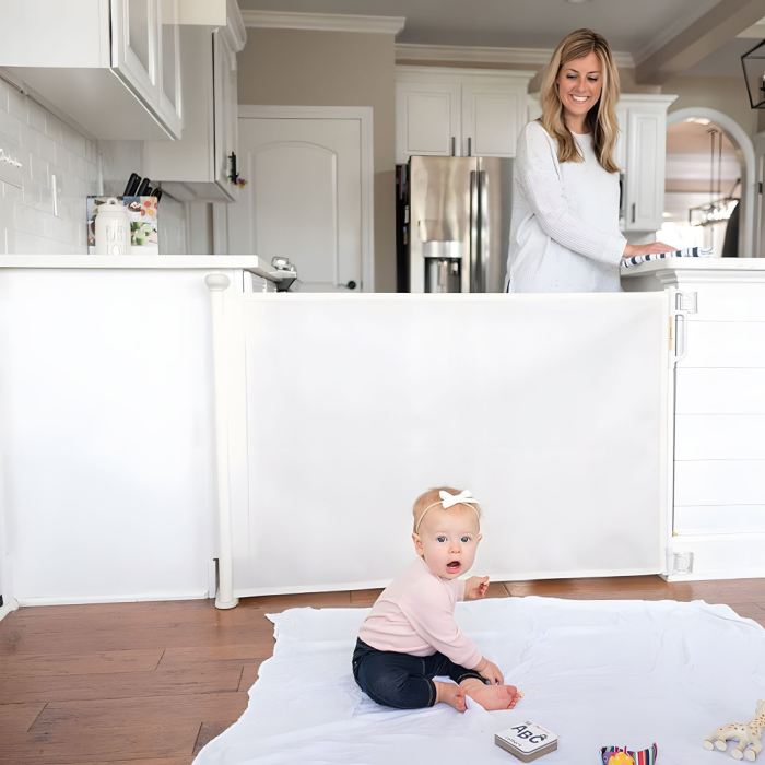 Homelux Balustradă de siguranță 180 cm pentru scări și uși de protecție bej [3]