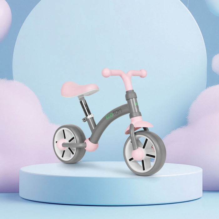 Homelux Bicicleta Jogging cu roți EVA scaun reglabil gri [8]