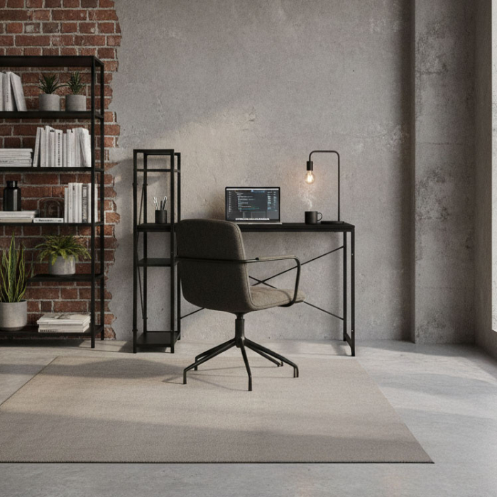 Homelux Birou 120x60 cm cu 3 rafturi Negru [3]