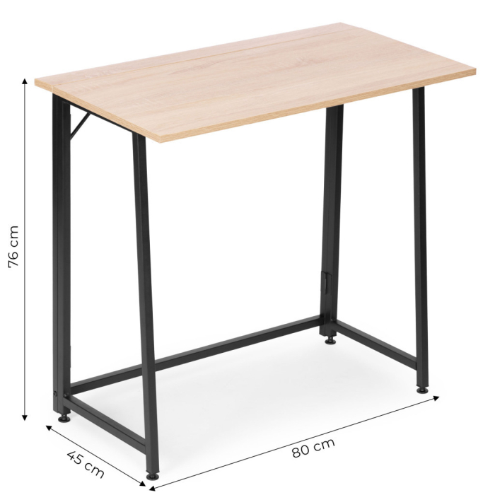 Homelux Birou pliabil 80x45 cm stil Loft [10]