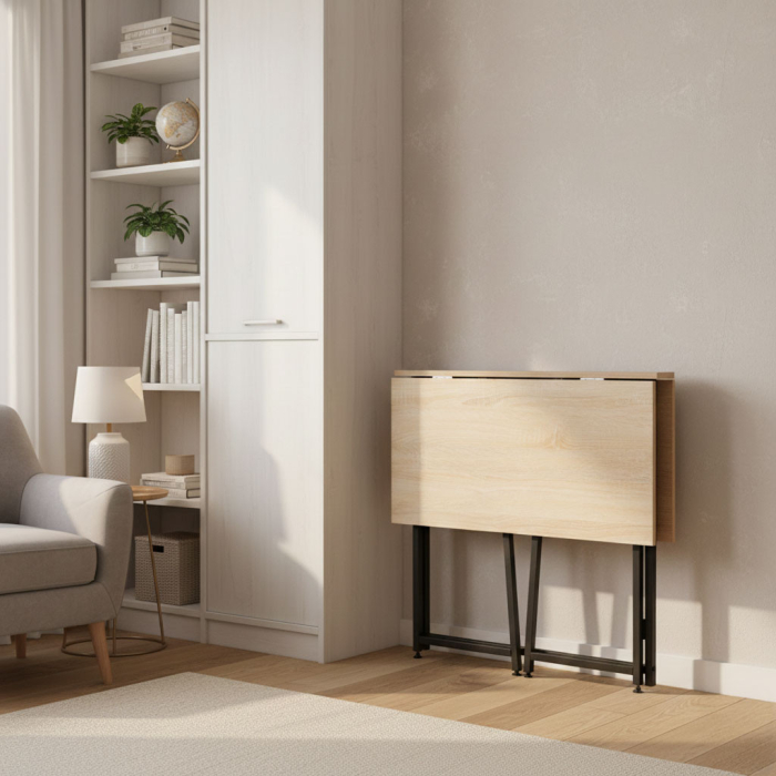 Homelux Birou pliabil 80x45 cm stil Loft [3]