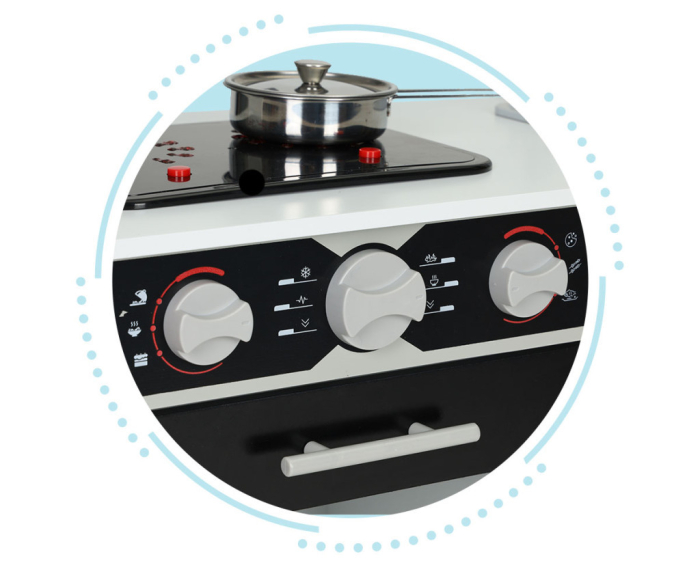 Homelux Bucătărie de jucărie din lemn, cuptor, arzătoare cu microunde, accesorii [3]