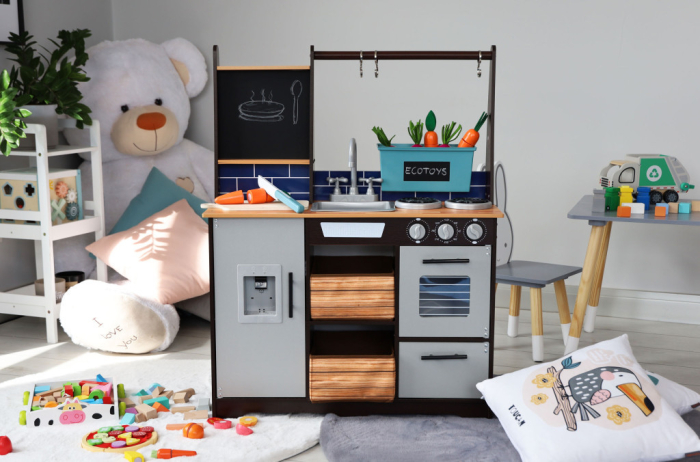 Homelux Bucătărie din lemn pentru copii cu accesorii [7]