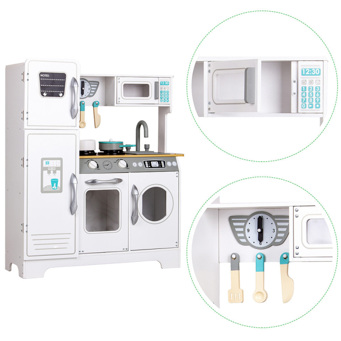 Homelux Bucătărie din lemn pentru copii cu echipamente de uz casnic [9]
