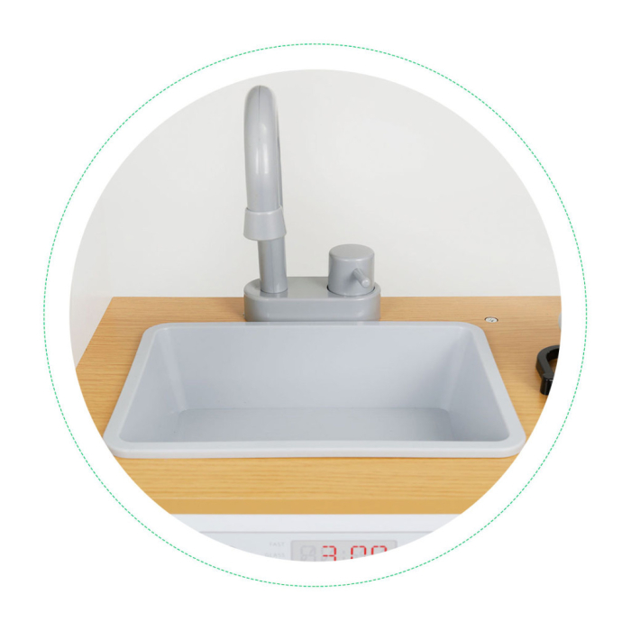 Homelux Bucătărie din lemn pentru copii cu lumini și oale [8]